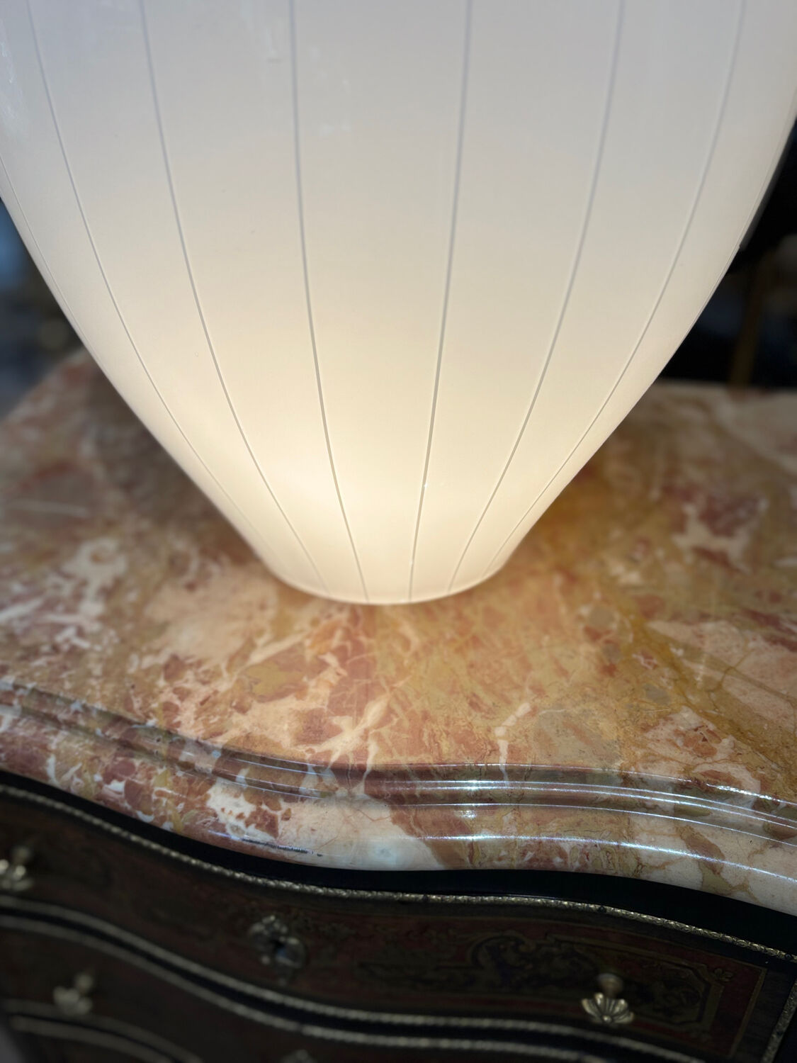 Superbe lampe à poser en verre de Murano.  Design Lino Tagliapietra po