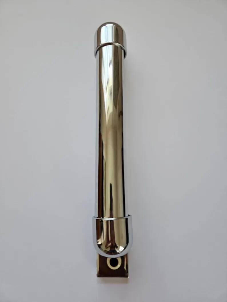 Rare Bauhaus, Art Deco, Functionalism never used Chrome Wall Lamp, 1930s