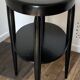 Gueridon console bois noir art déco