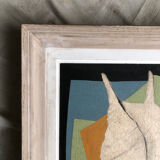 Large painting on panel