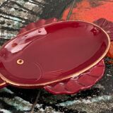 Empty vintage fish bag ceramic from Vallauris