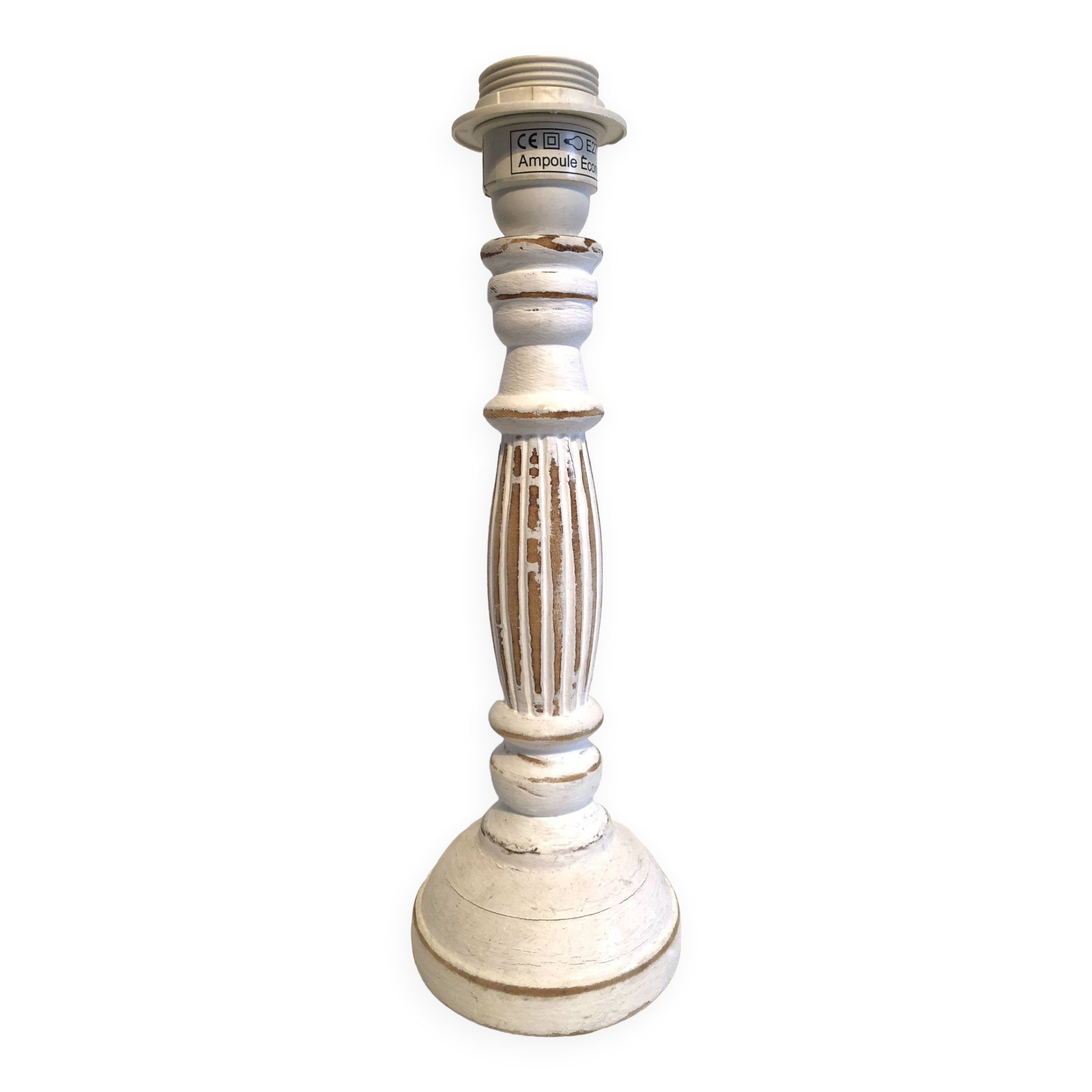 Wooden lamp base