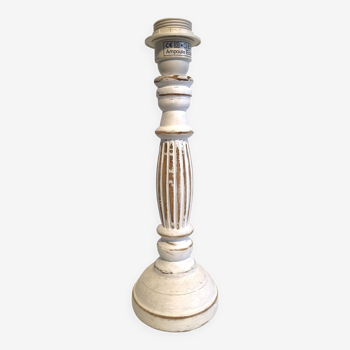 Wooden lamp base