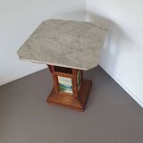 Indonesia table with marble top