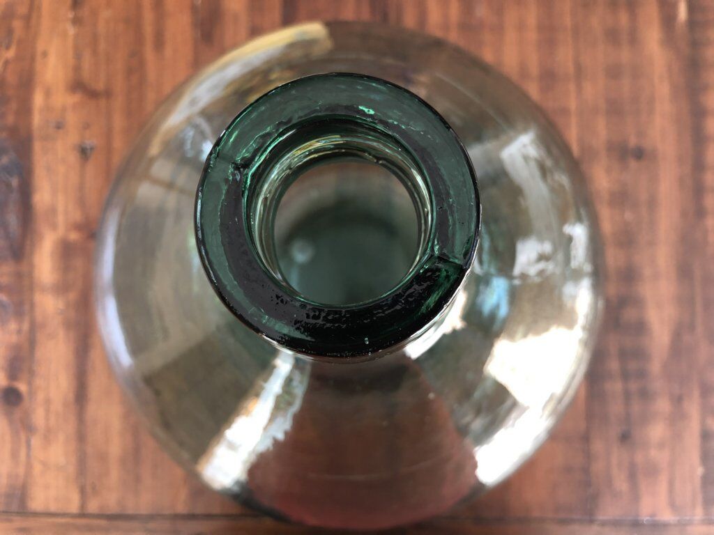 Demijohn 15 liters green