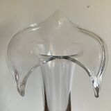 Glass tulip vase