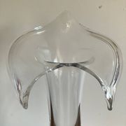 Vase tulipe en verre