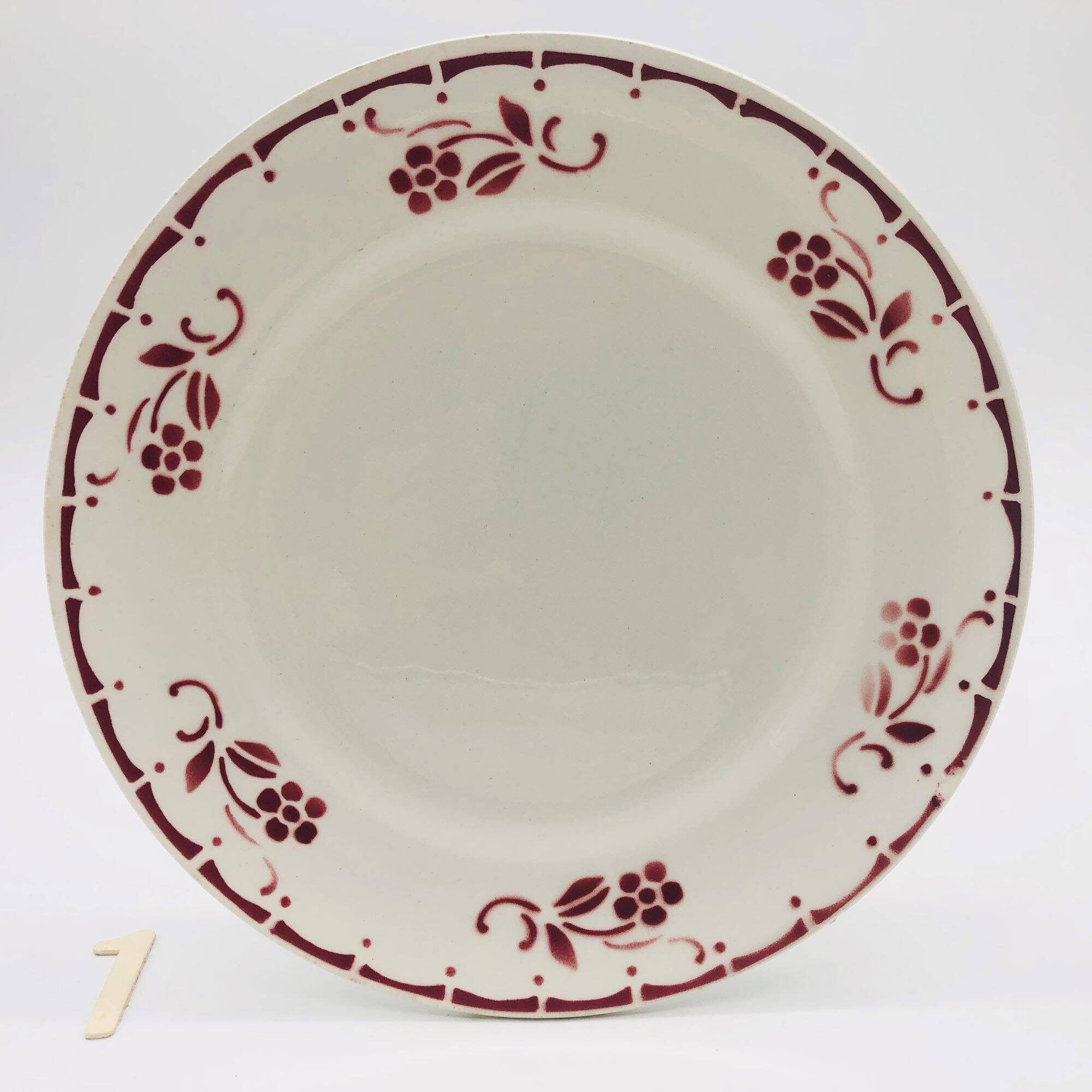6 “St-Amant” dessert plates, Magali model