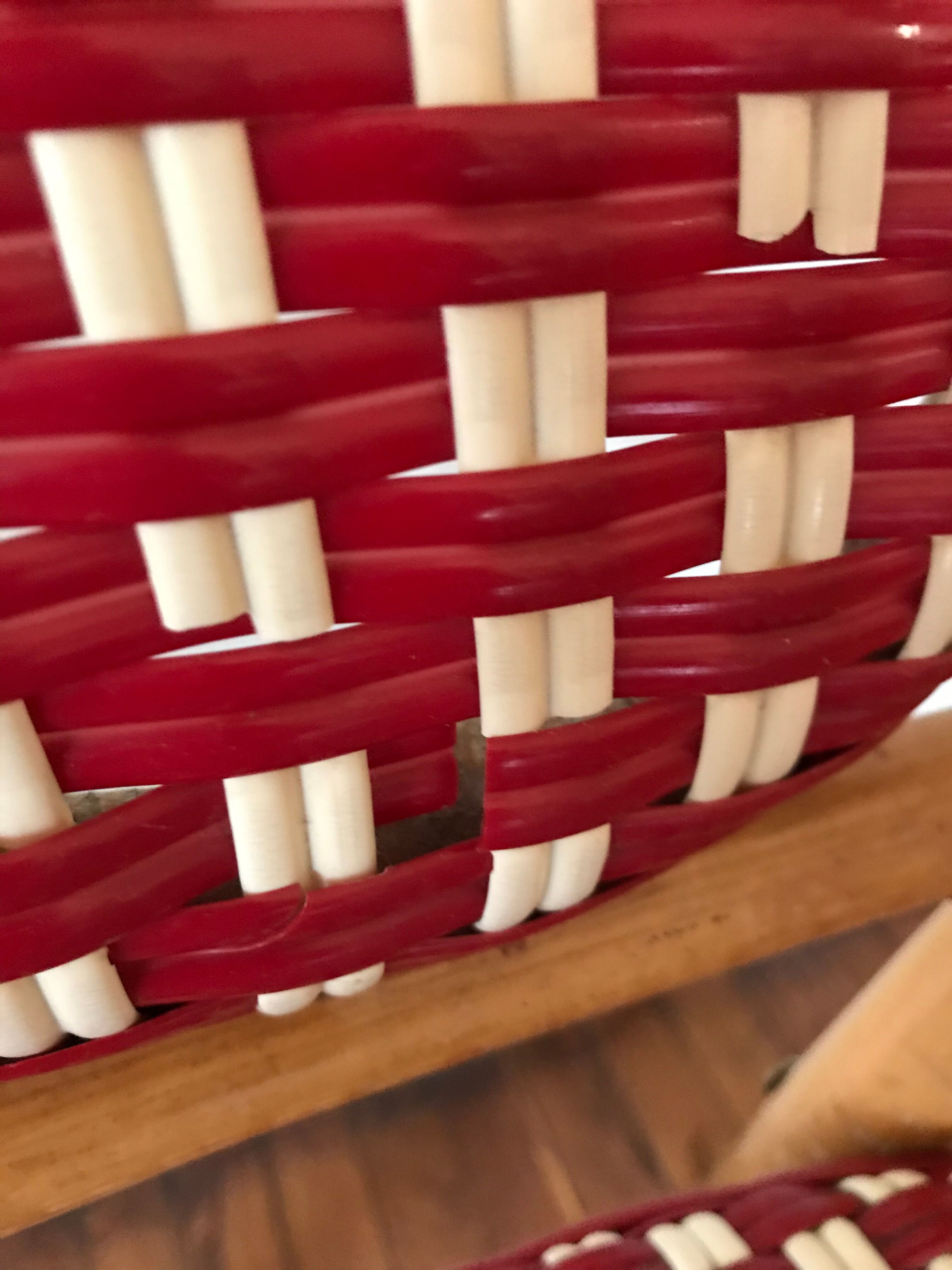 Rattan bistro chair and braiding