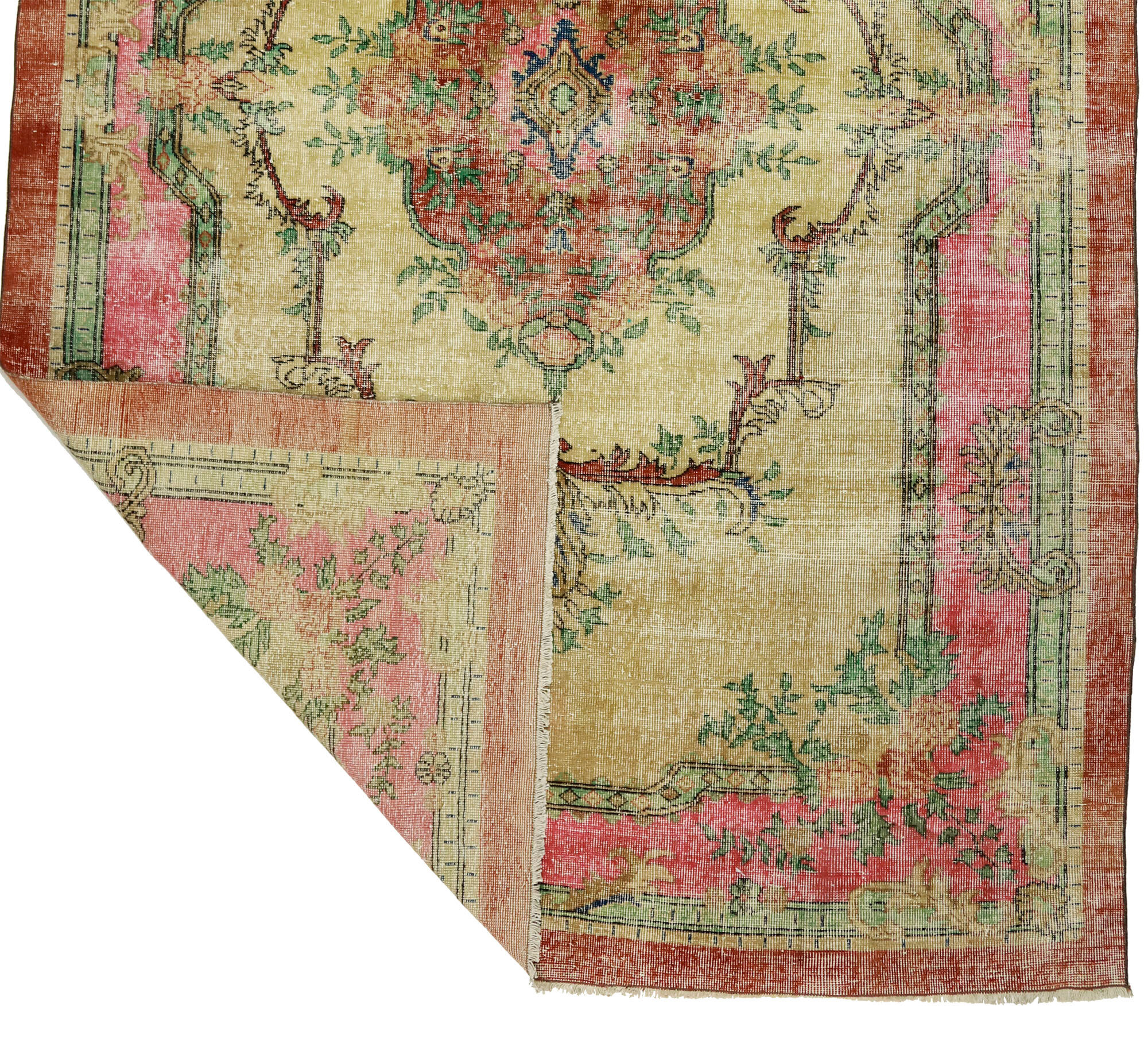 Anatolian handmade vintage rug 290 cm x 192 cm