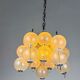 "Sterrenbeeld" Murano bubbled glass chandelier by Raak, Netherlands, 1960s