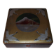 Old box decorated with birds