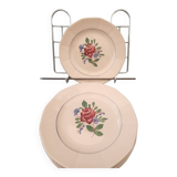 Set of 6 soup plates Digoin 9711
