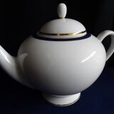 White porcelain teapot