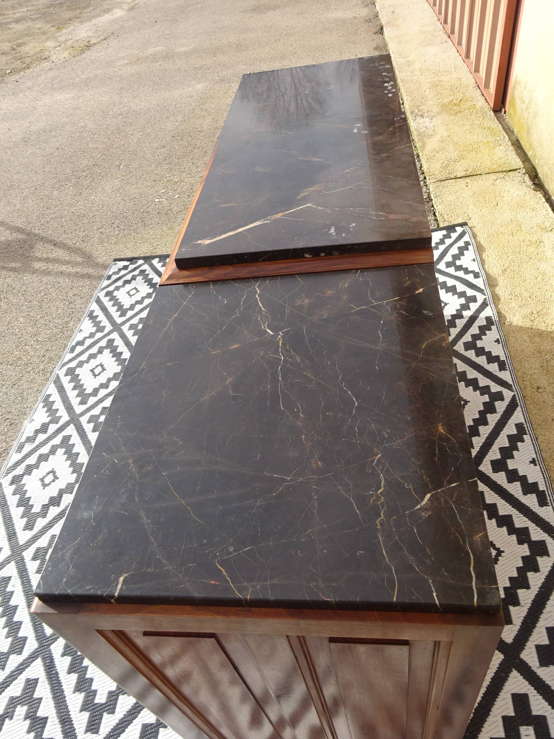 Art Deco walnut sideboard