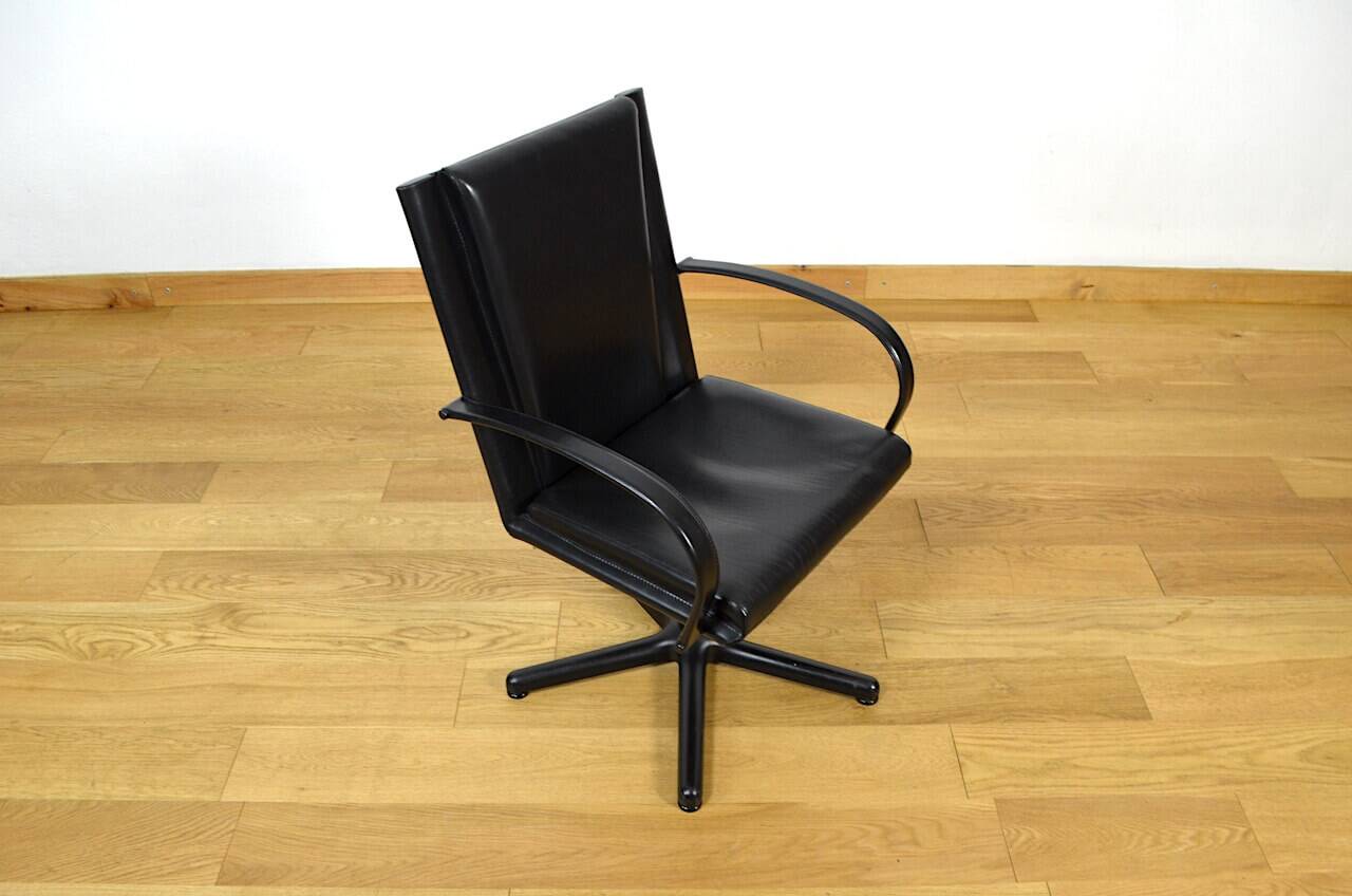 Leather Office Chair by Matteo Grassi, Italy