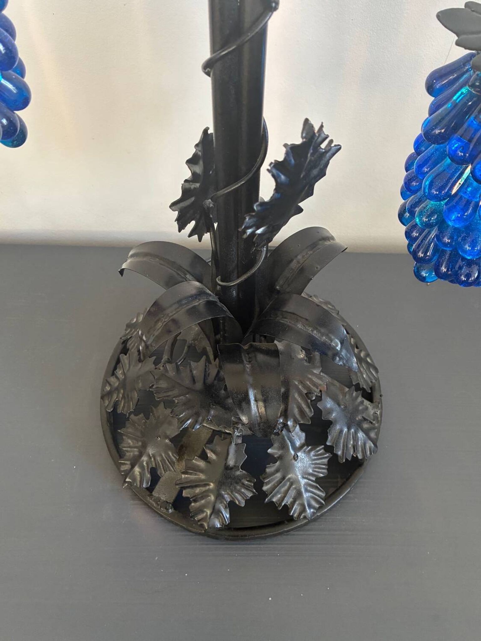 Grande lampe à poser Murano, grappe de raisins