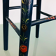 Painted vintage stool