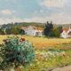 Tableau Yetvart KAPRIELIAN (1959) "Flowered Fields Grisy-les-Plâtres" Val-d'
