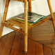 Vintage rattan bedside