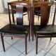 Round extendable table Rosewood Denmark vintage 1970