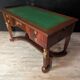 Double-sided Empire-style desk from the Egyptian return in mahogany.