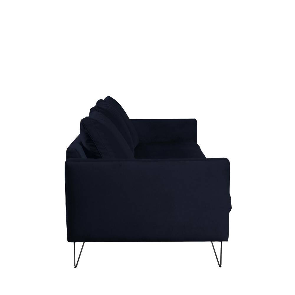4-seater velvet sofa bed with drawer