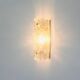 Scandinavian Glass & Brass Wall Light by C. Fagerlund for Orrefors, 1960s