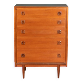 Retro Teak 1960s BCM Bath Cabinet Makers Chest Of Drawers