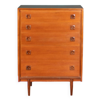 Retro Teak 1960s BCM Bath Cabinet Makers Chest Of Drawers