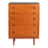 Retro Teak 1960s BCM Bath Cabinet Makers Chest Of Drawers