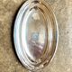 Silver-plated metal dish