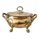 Silver metal tureen