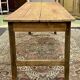 Table de ferme 19ème en sapin et châtaignier