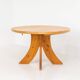 Dining set in pine with 4 chairs by Vamdrup