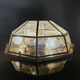 Lampe à suspension Achthoekige Deknudt Hollywood Regency Stijl 1980