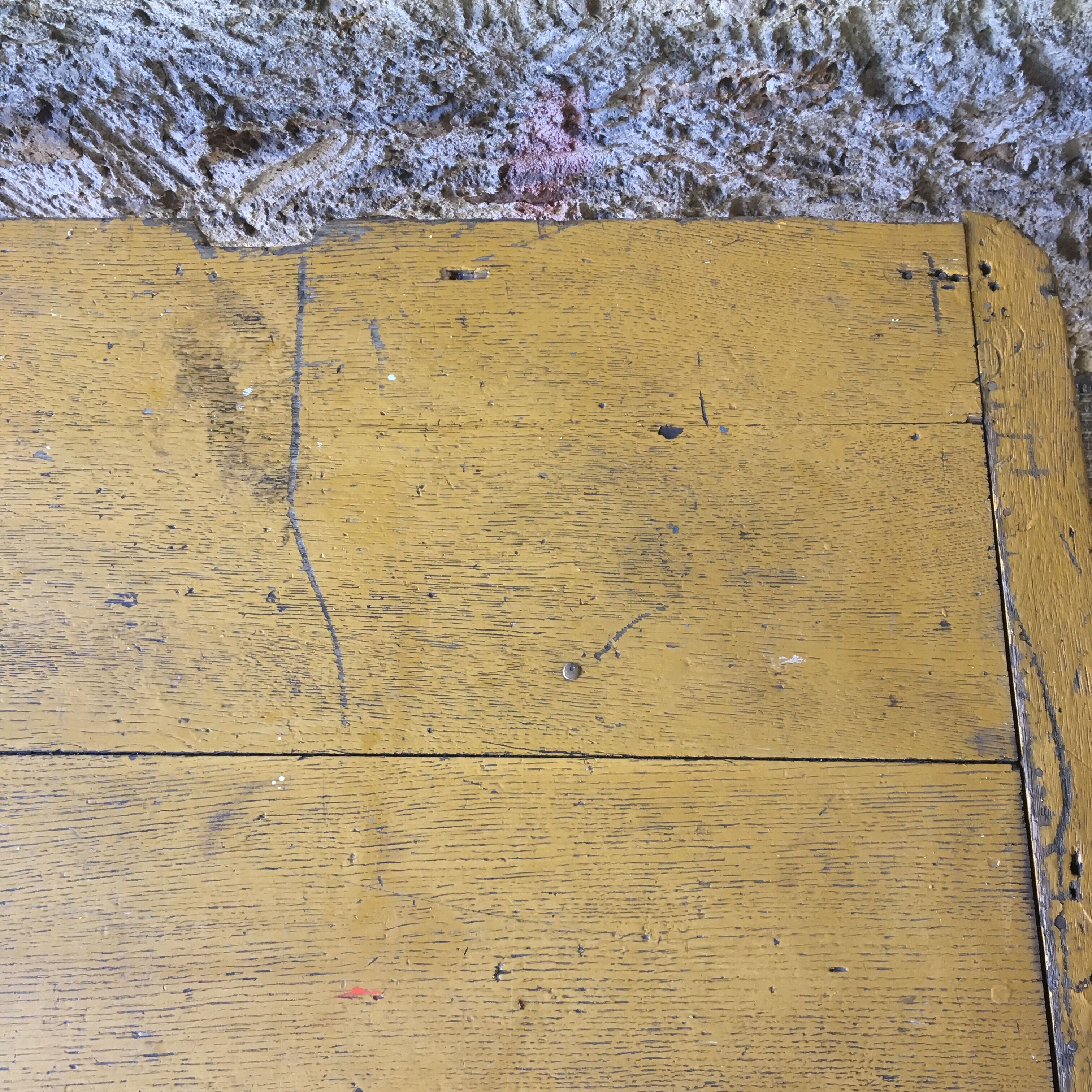 Vintage oak farm table