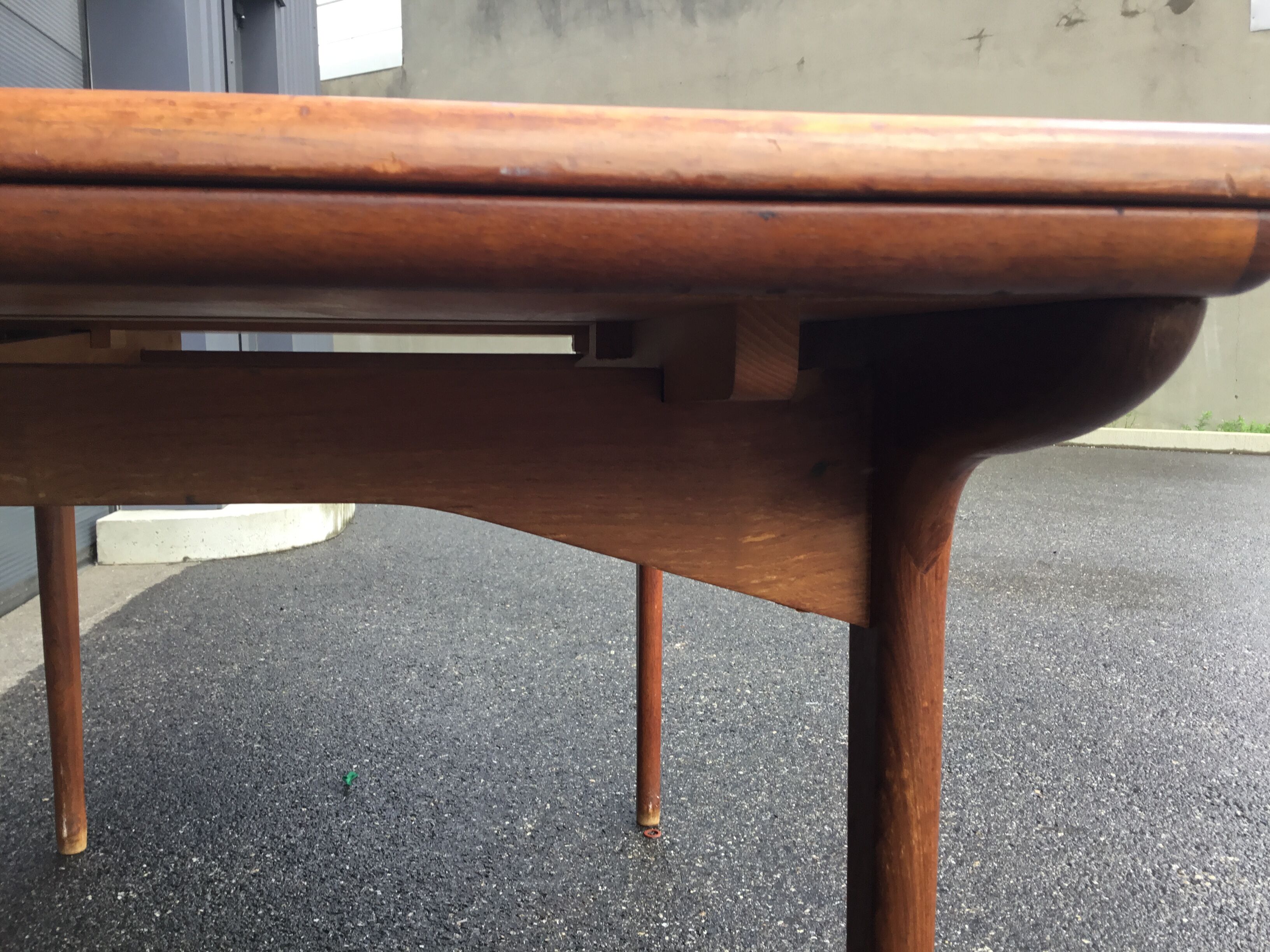 Teak table published by "Furniture TV Paris" Circa 1950-60