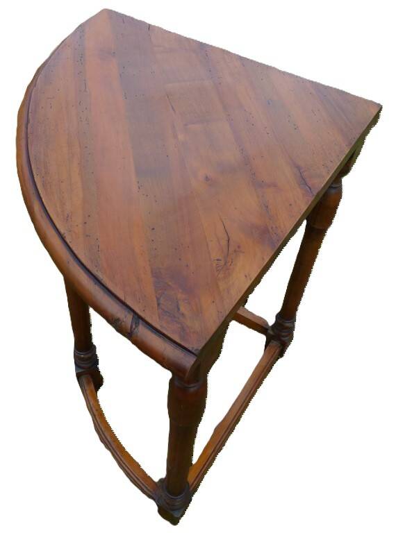 Solid cherry wood corner