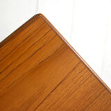 1960s Scandinavian rectangular extendable teak table
