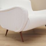White sofa, Italian design, 1970s, production: Italy
