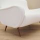 White sofa, Italian design, 1970s, production: Italy