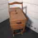 1950s sewing worker in beech wood
