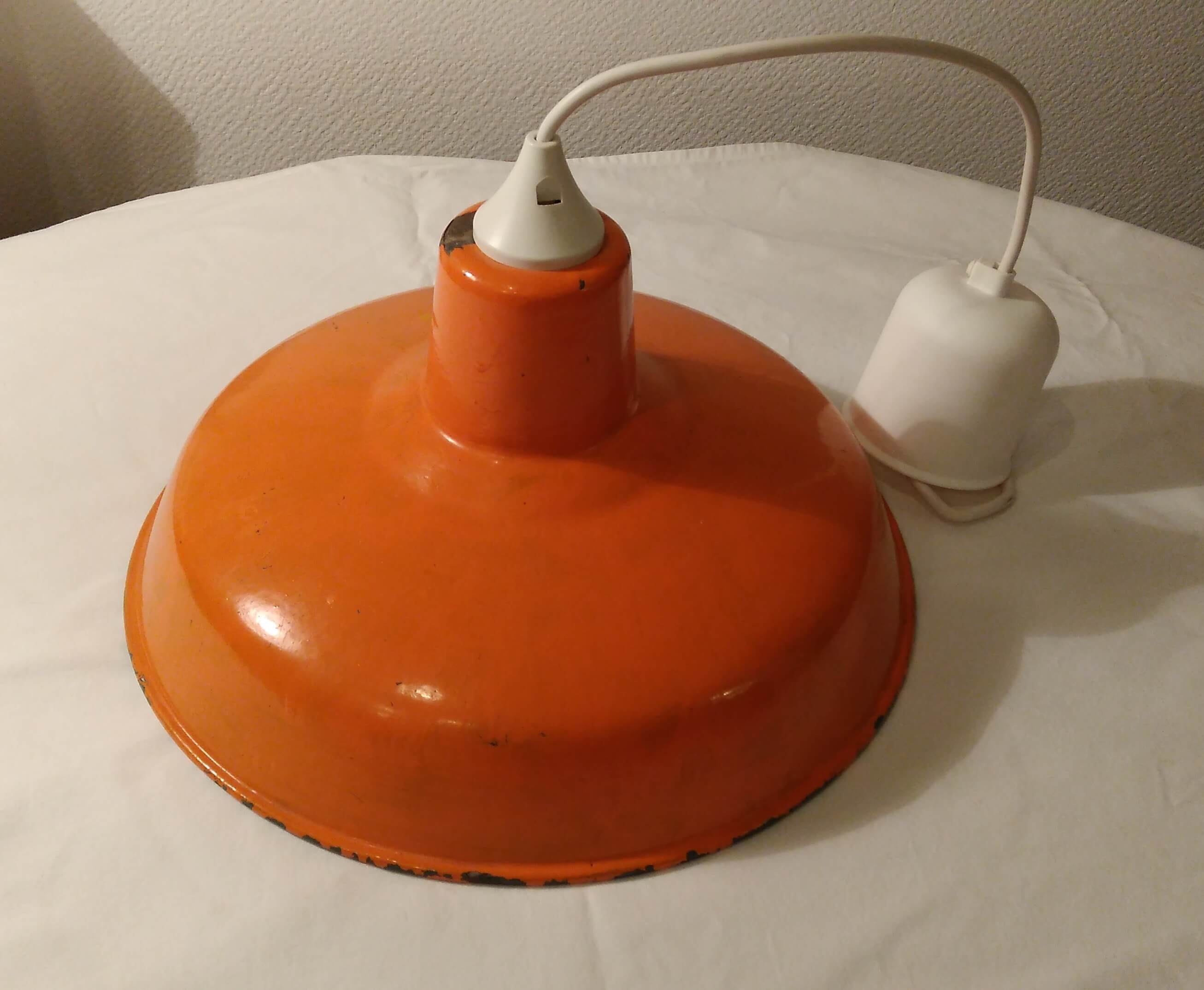 Industrial hanging 1960 enamelled metal