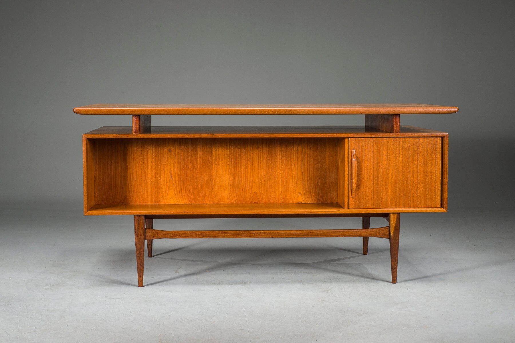 Model RT200 desk in teak by Heinrich Riestenpatt, Germany, 1960s