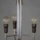 Chrome pendant light, Italian design, 60s