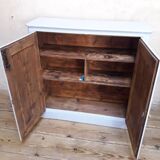 Small 2-door buffet, 19th century, painted fir