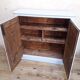 Petit buffet 2 portes XIX° peint sapin