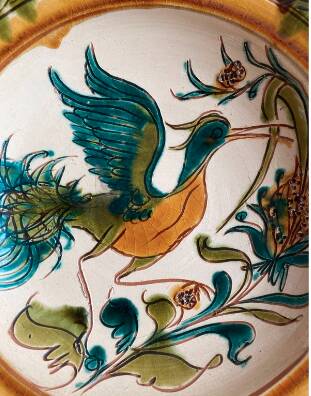 Magnificent Large Decorative Hungarian Plate (Szabó Kinga, Budapest)