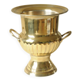 Champagne Bucket on Stand in Brass Médicis Vase Design